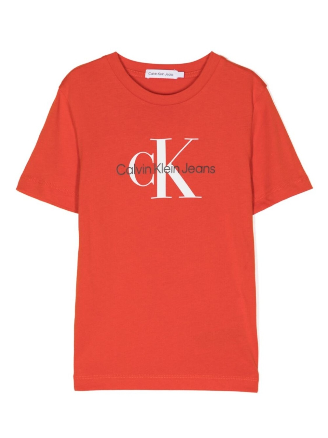 

Футболка с логотипом Calvin Klein Kids, оранжевый