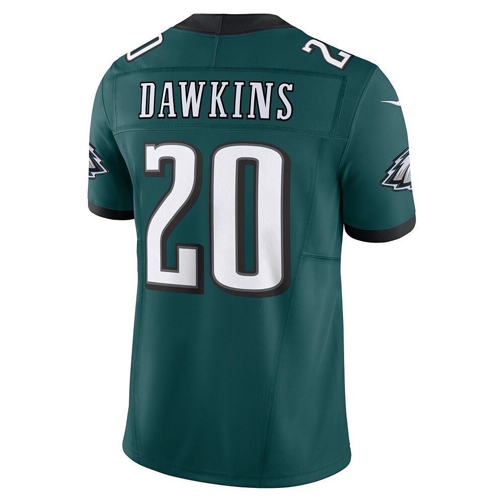 Мужские кроссовки Nike Brian Dawkins Midnight Green Philadelphia Eagles Vapor F. Ограниченный Джерси, цвет Eag Green — фото 4