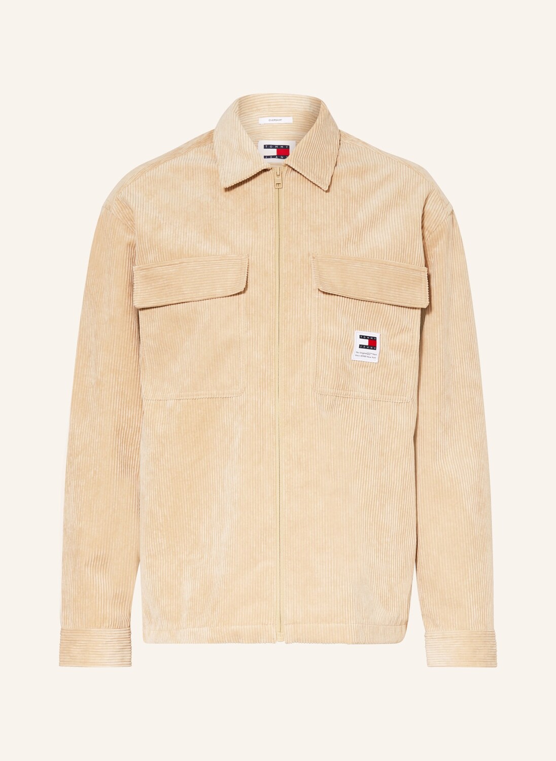 

Вельветовая куртка Tommy Jeans, коричневый