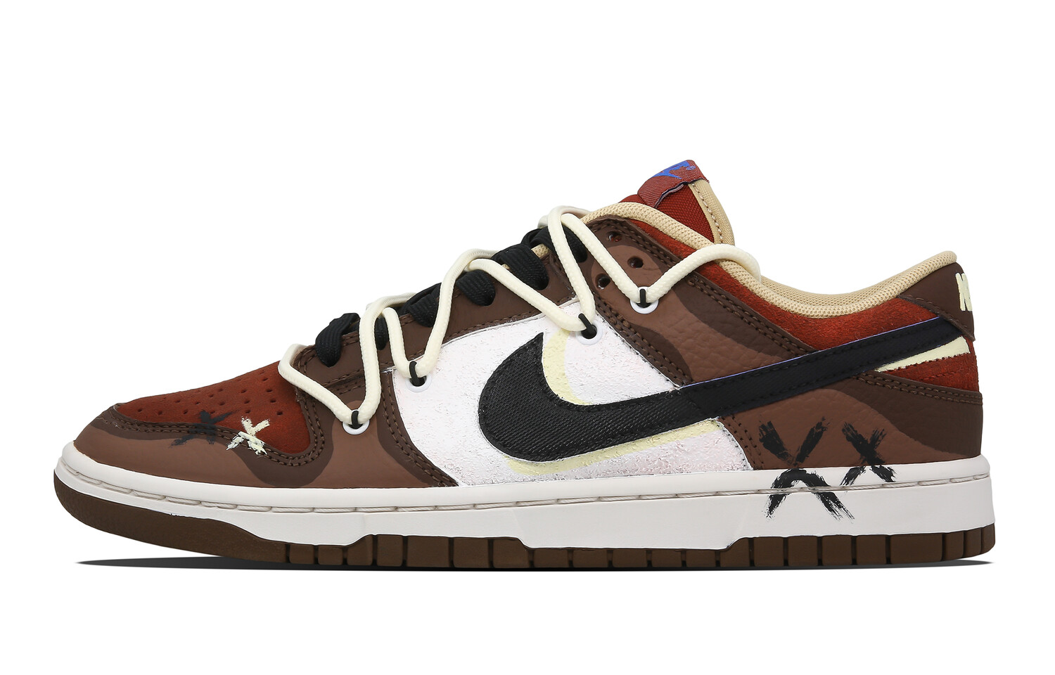 

Мужские кроссовки для скейтбординга Nike Dunk Low, коричневый
