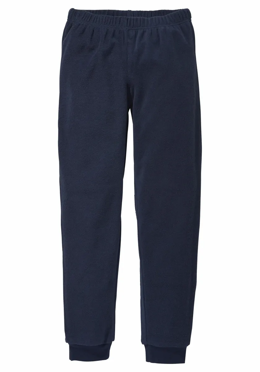 Пижамы AUTHENTIC LE JOGGER (2 шт., 1 шт.) из махровой ткани, с манжетами, цвет Petrol-Navy — фото 4