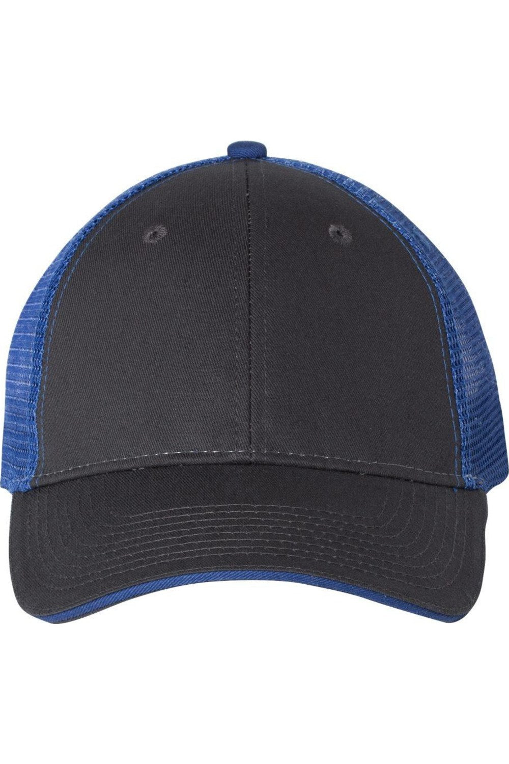

Кепка дальнобойщика Valucap Sandwich, цвет charcoal/ royal