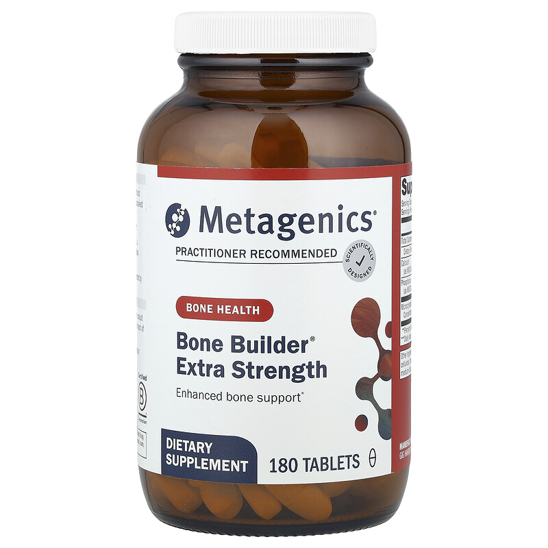 

Metagenics, Bone Builder, Extra Strength, 180 таблеток