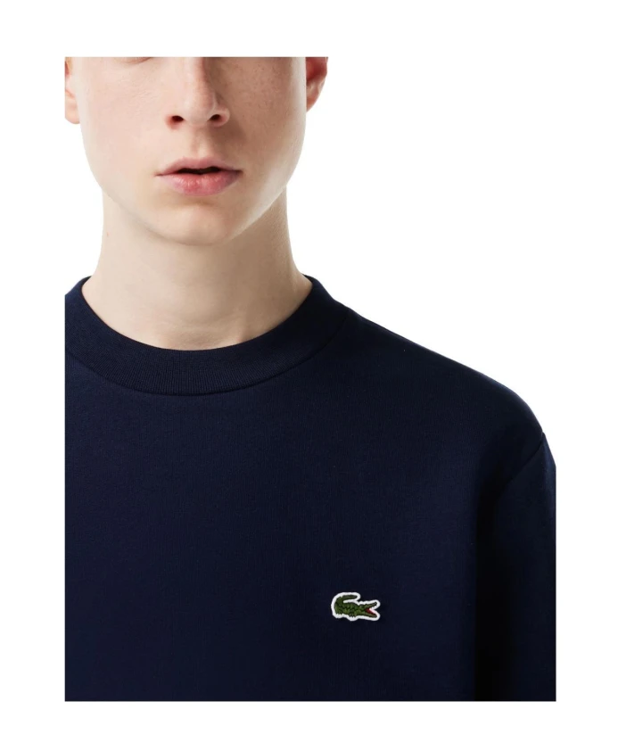 Классическая толстовка с круглым вырезом Lacoste, синий — фото 2