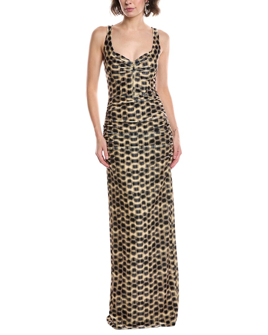 

Бархатное платье Black Halo Wilder