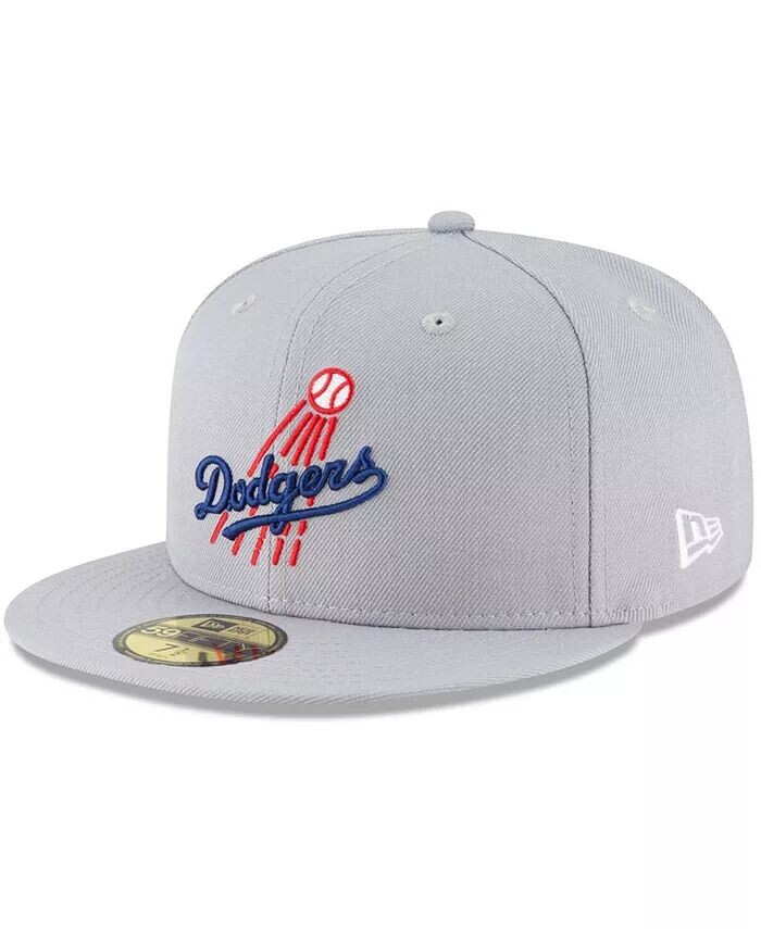 

Мужская серая шерстяная шапка Los Angeles Dodgers Cooperstown Collection 59FIFTY Fitted Hat New Era