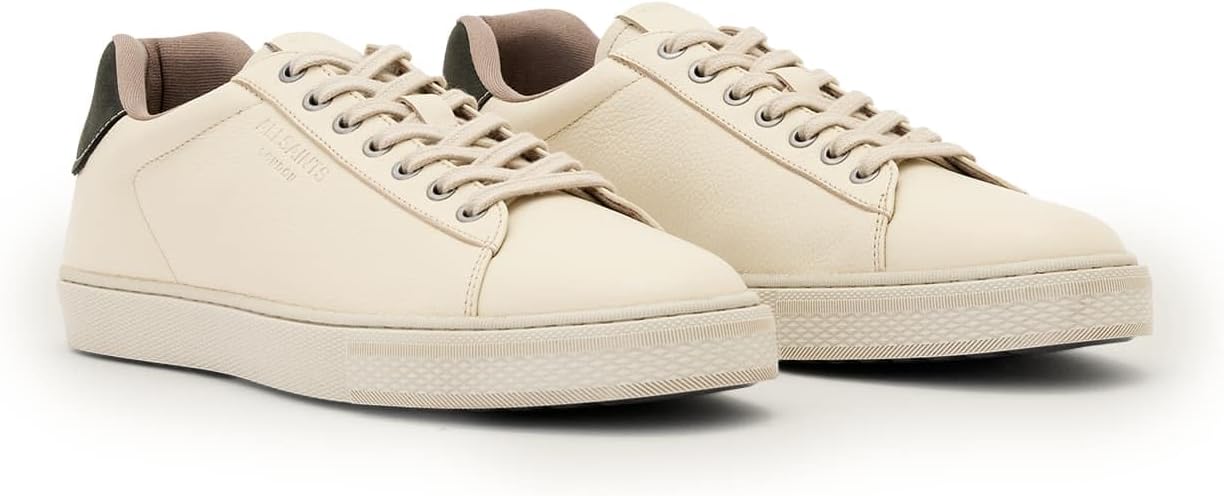 Мужские кроссовки AllSaints Tucker Low Top, белый/зеленый — фото 2