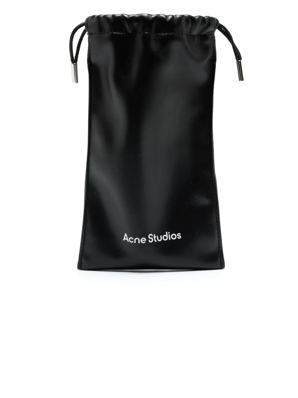 Солнцезащитные очки-маска с логотипом Acne Studios, серебряный — фото 4