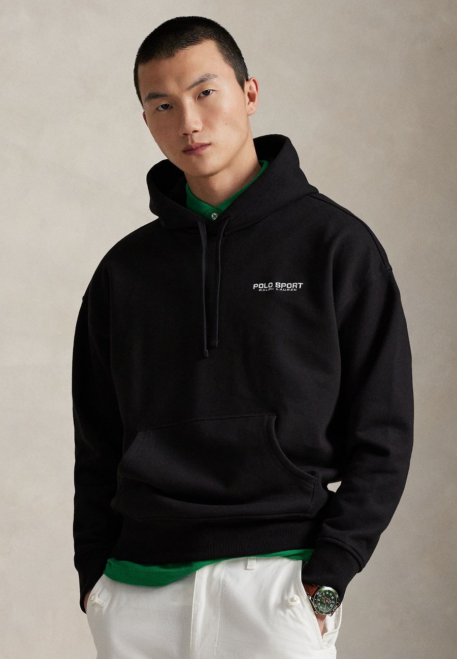 Толстовка Polo Ralph Lauren RELAXED FIT POLO SPORT HOODIE UNISEX, Black — фото 3