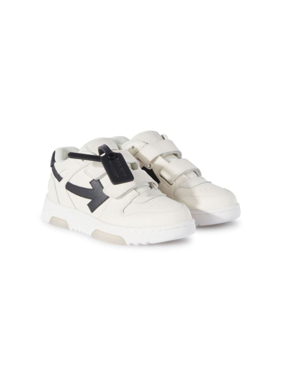 

Off-White Kids кроссовки Out Of Office на липучках, белый