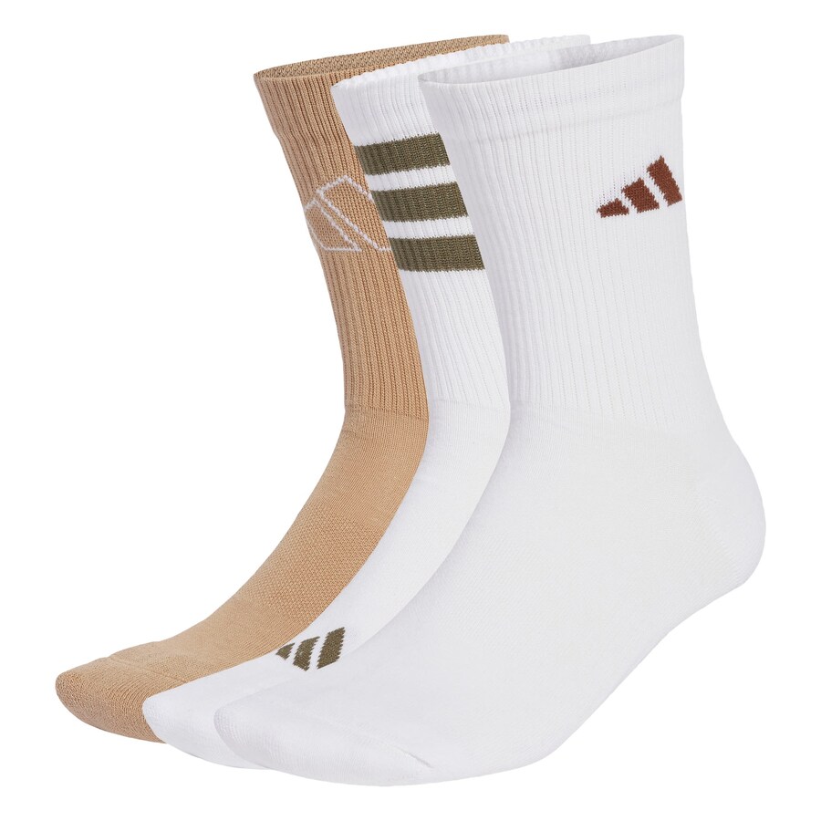 

Спортивные носки ADIDAS SPORTSWEAR, цвет Beige/White