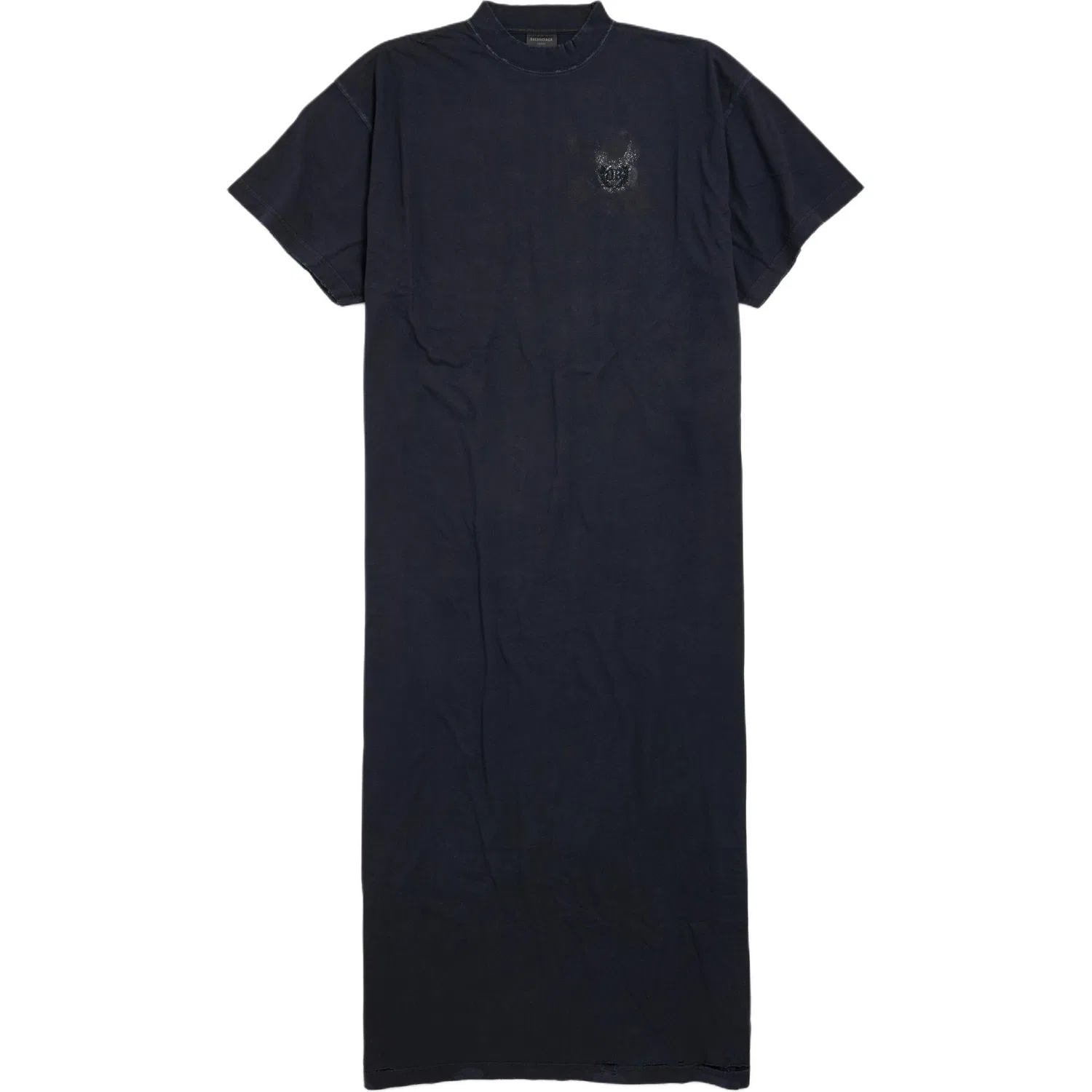 Платье с коротким рукавом regular fit женское black Balenciaga