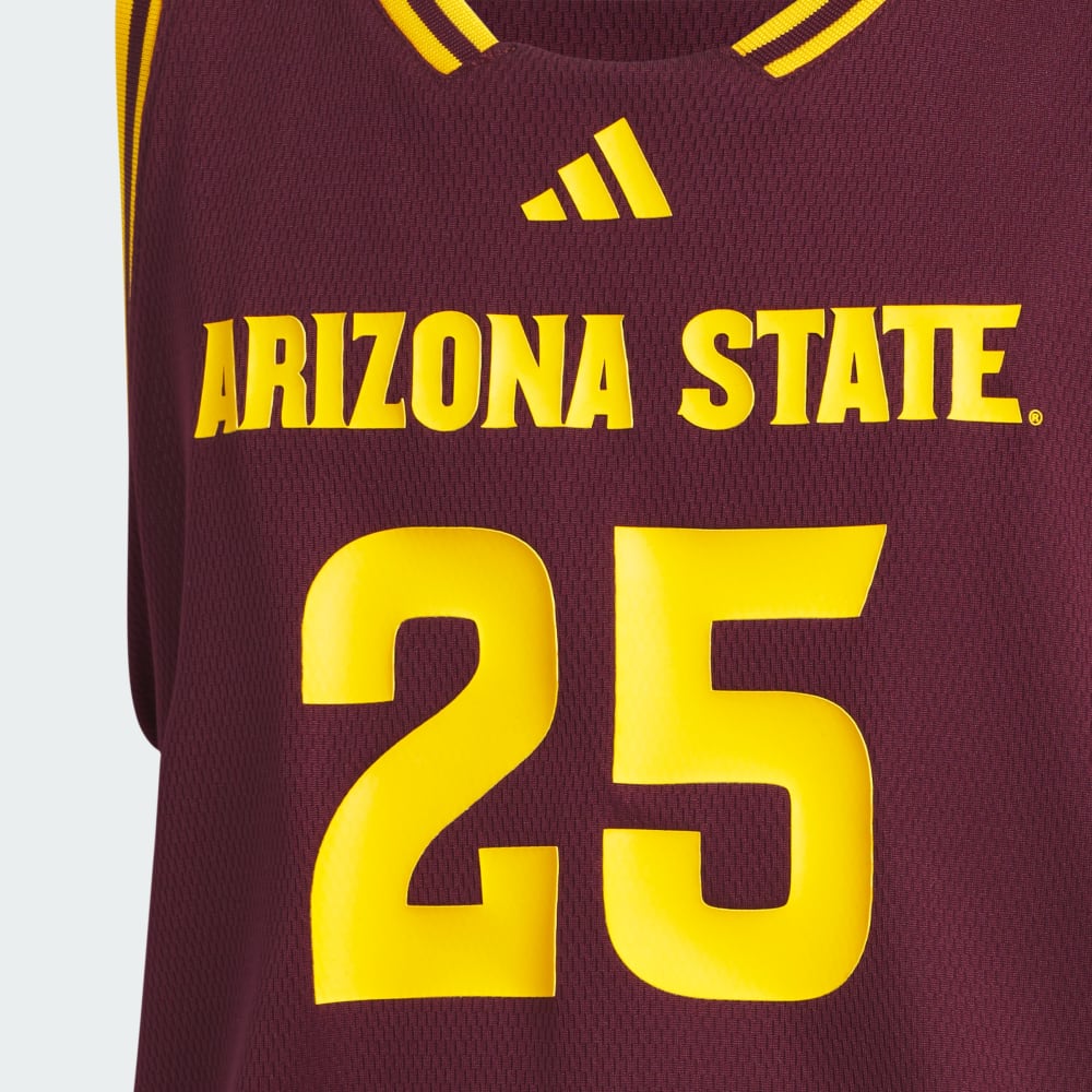 Джерси Adidas ASU Swingman Jersey Kids, цвет Team Maroon — фото 3