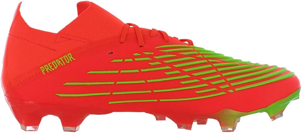 Кроссовки adidas Predator Edge.1 Low для искусственного газона унисекс, красный/зеленый — фото 2