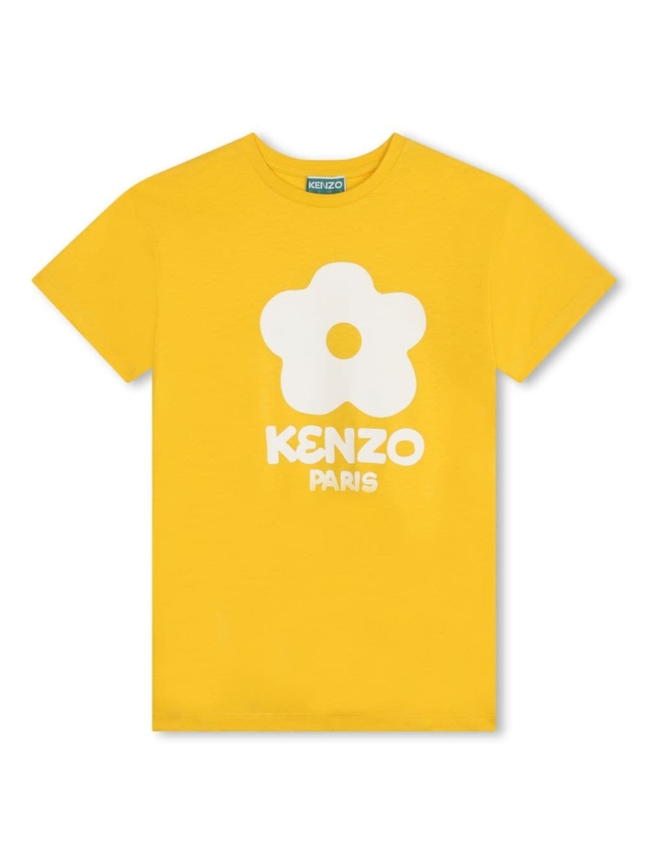 

Kenzo Kids платье Boke Flower из органического хлопка, желтый