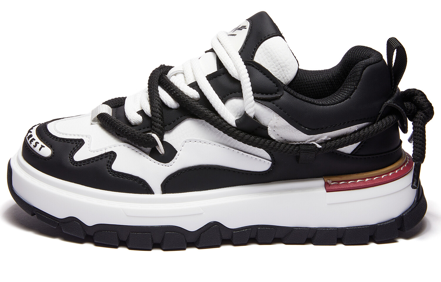 

Кроссовки WAVECREST Chunky Sneakers Unisex Low-top, черный/белый