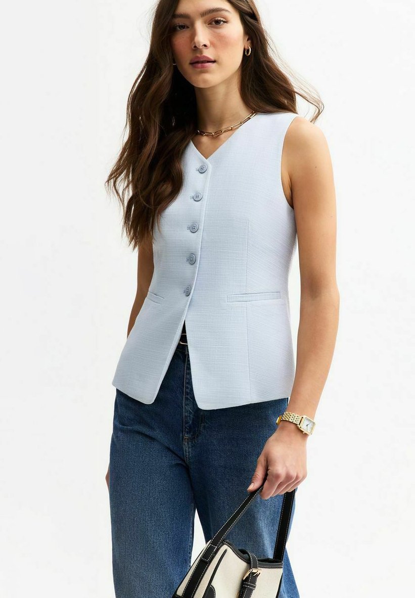 

Жилет LIGHT TEXTURED New Look, синий