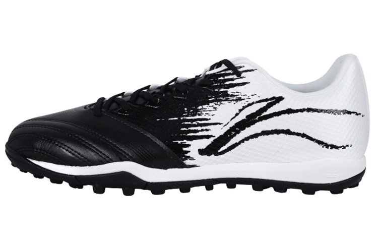 

LINING Лининг Амортизирующие Противоскользящие и Износостойкие Футбольные Ботинки Мужские Черно-Белые