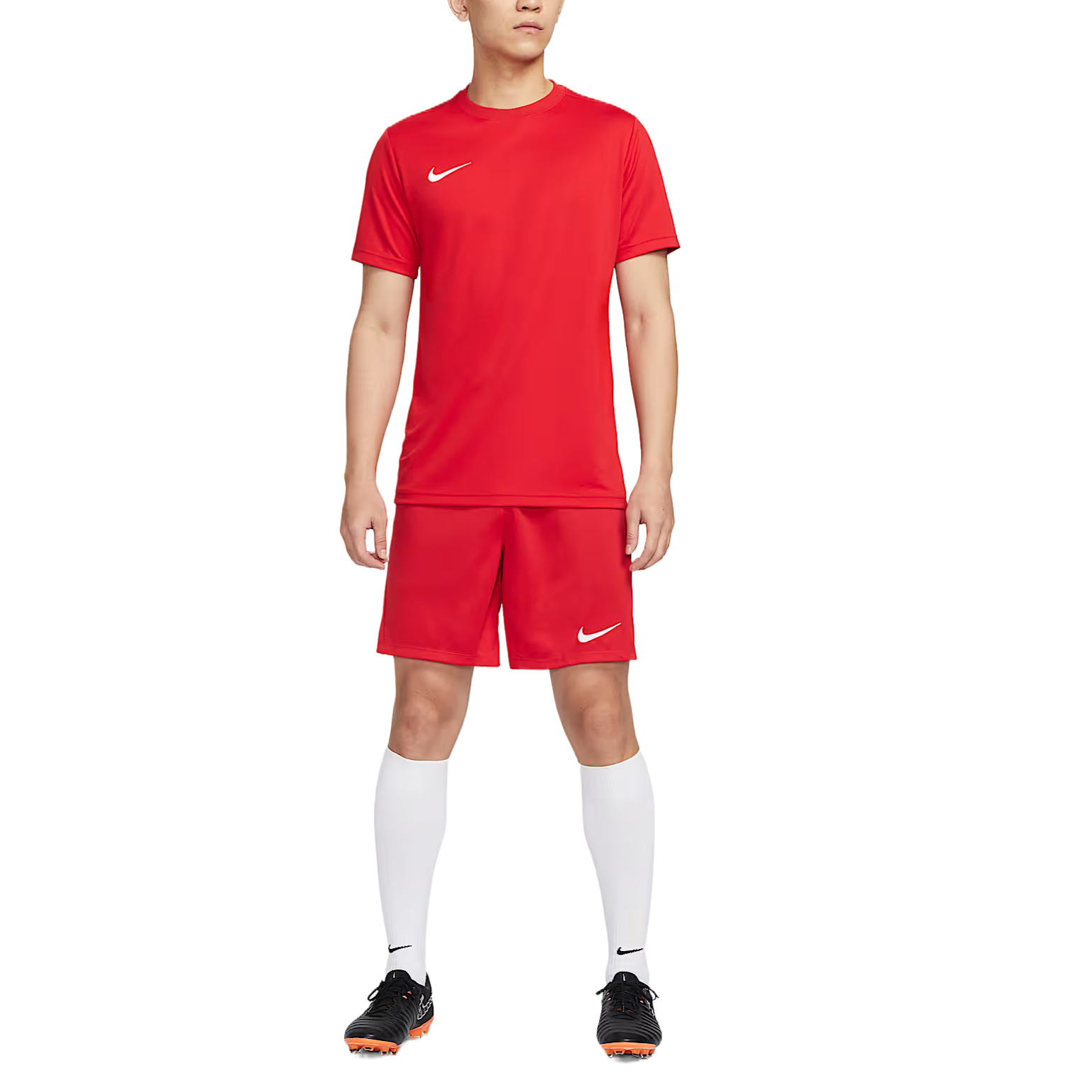Баскетбольная майка dri fit мужская university red Nike, красный — фото 4