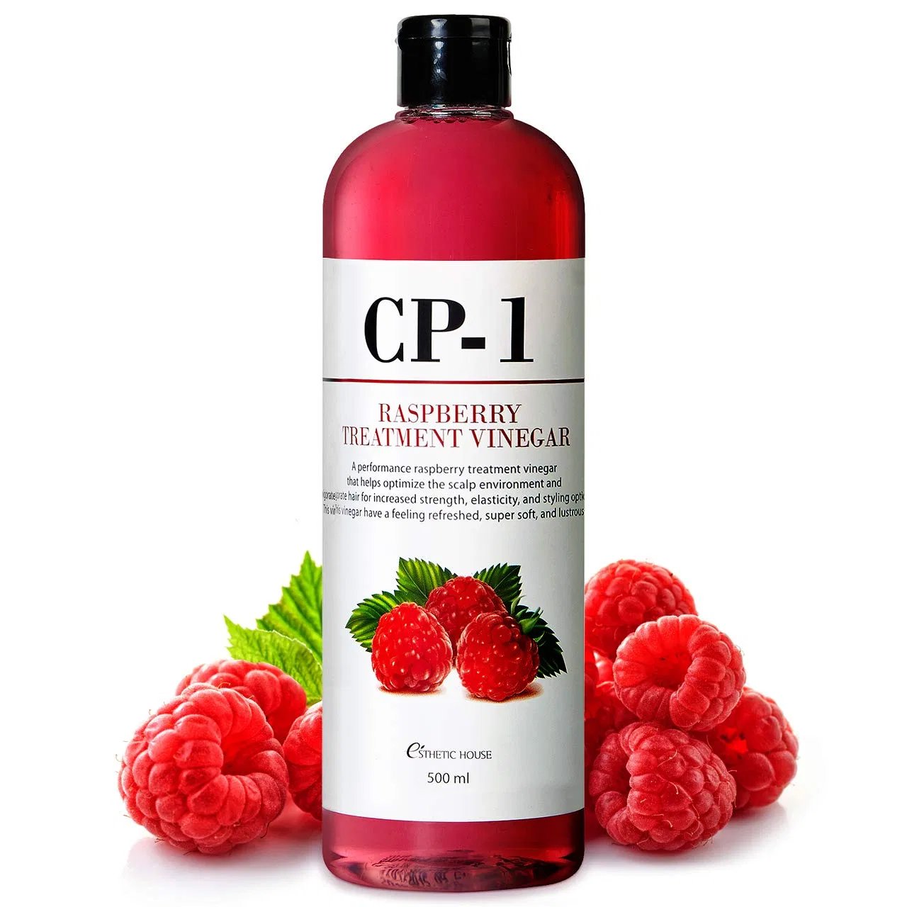 Малиновый уксусный ополаскиватель для волос «Raspberry Treatment Hair Vinegar Rinse» от CP-1, 500 мл Cp-1
