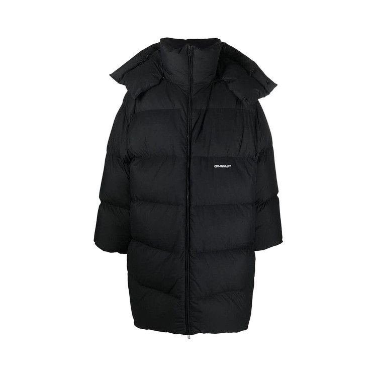 

Пуховик Off-White Bounce Hooded Down Long Puffer, Black