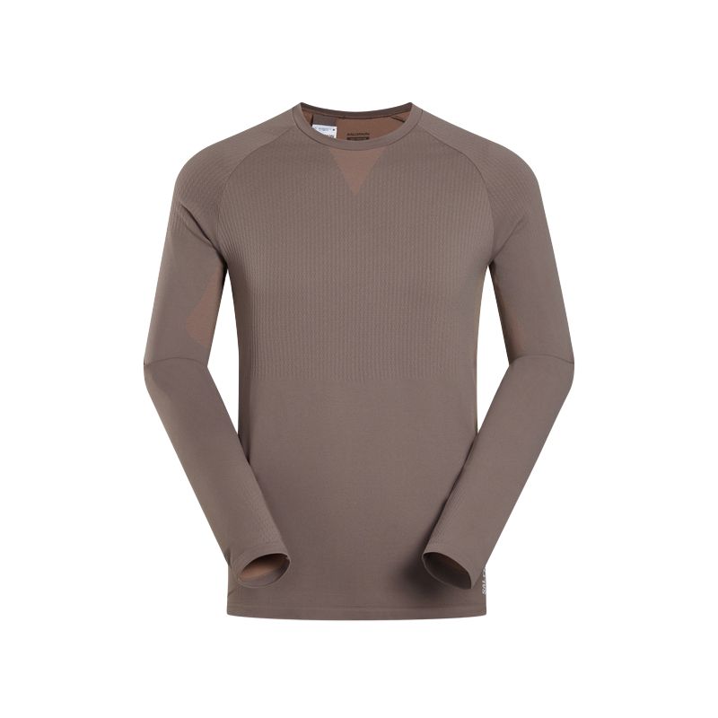 

Футболка Sense Aero Seamless мужская SALOMON, серый