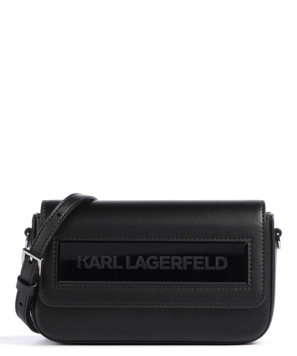 

Сумка через плечо Ikon K из переработанной кожи Karl Lagerfeld, черный