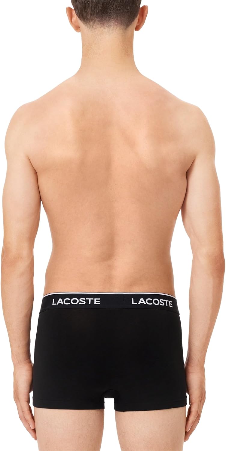 Трусы Lacoste, мужские, комплект из 7 штук, черный — фото 3