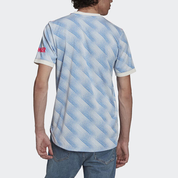 Футболка Adidas Manchester United 21/22 Away Authentic Jersey 'Cloud White', белый — фото 4