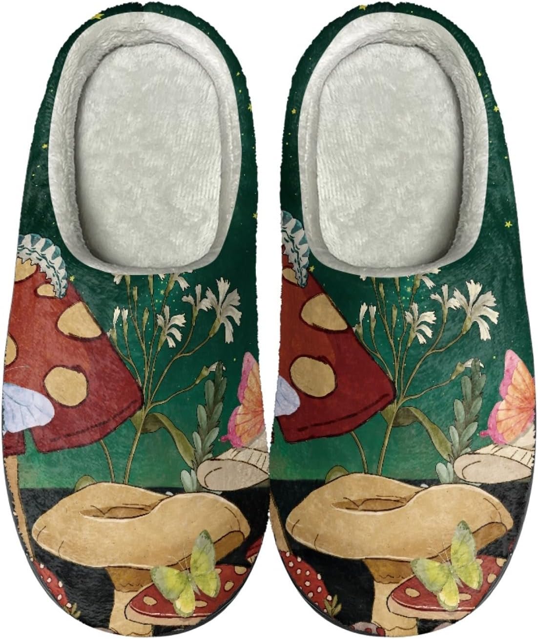 

Тапочки Forchrinse унисекс для мужчин и женщин с эффектом памяти, удобные домашние туфли с закрытым носком, для дома, теплые тапочки для носки в помещении, легкие, зеленый