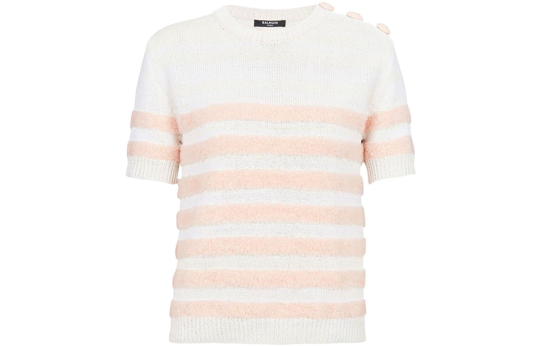 BALMAIN Футболка женская белая