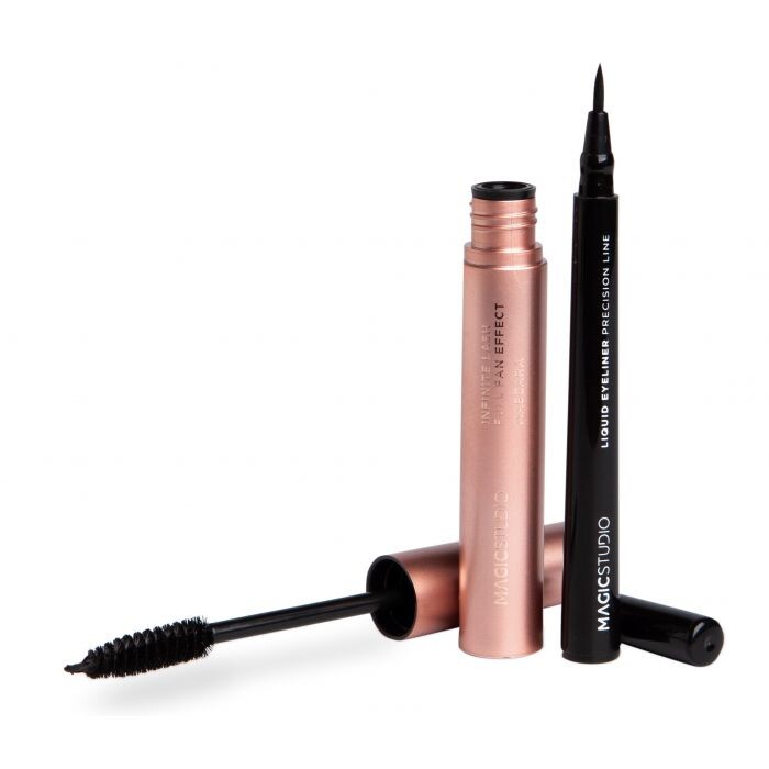 

Подводка для глаз Eyeliner Líquido y Máscara de Pestañas Magic Studio, Negro