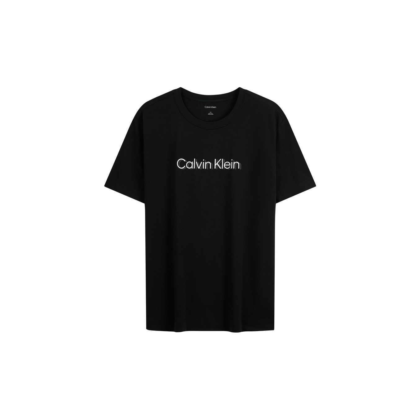 

Футболка с принтом логотипа Calvin Klein, черный