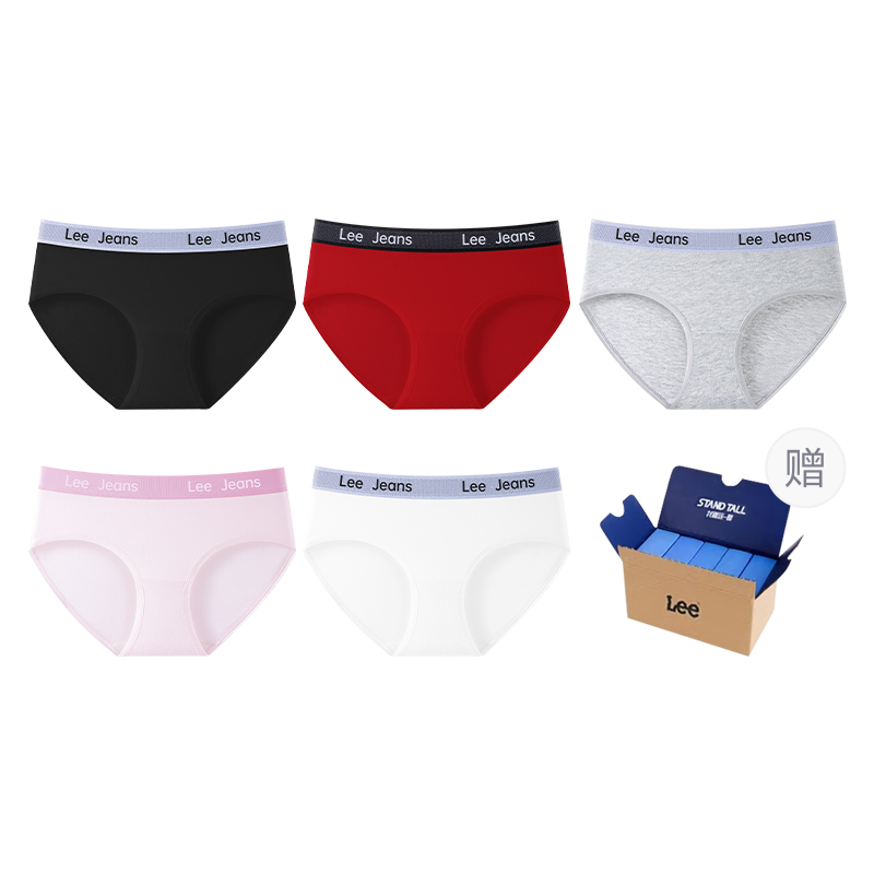 

Классические трусы 101 для женщин упаковка 5 штук Lee, белый