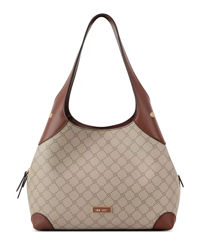 

Сумка через плечо Eamon Large Nine West, коричневый
