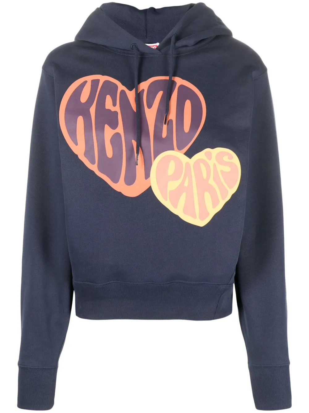 

Худи с логотипом KENZO, синий