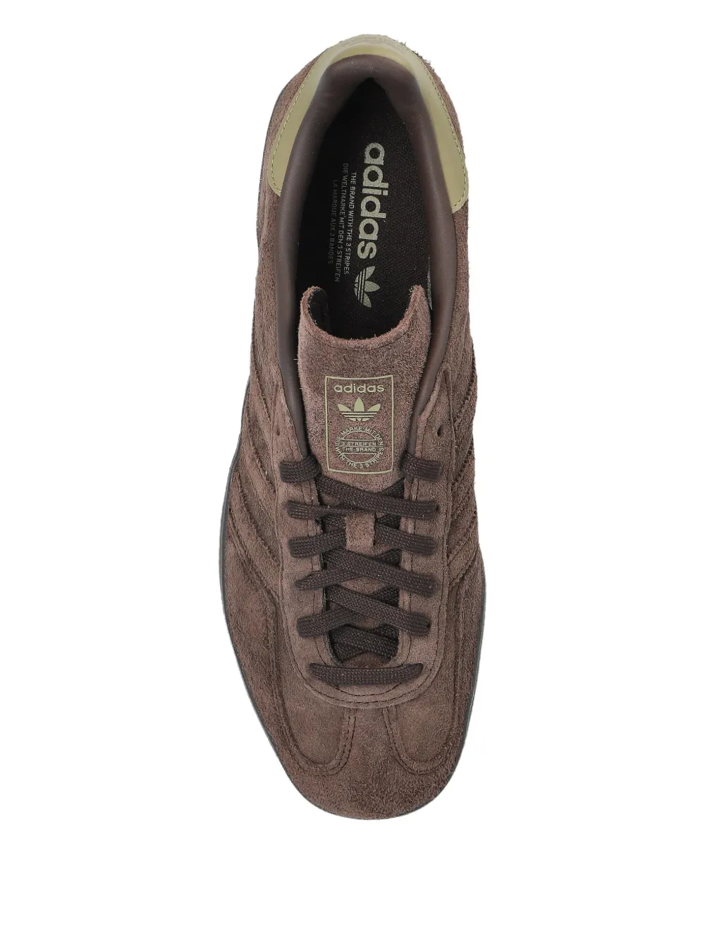 Кроссовки Gazelle Adidas, коричневый — фото 3