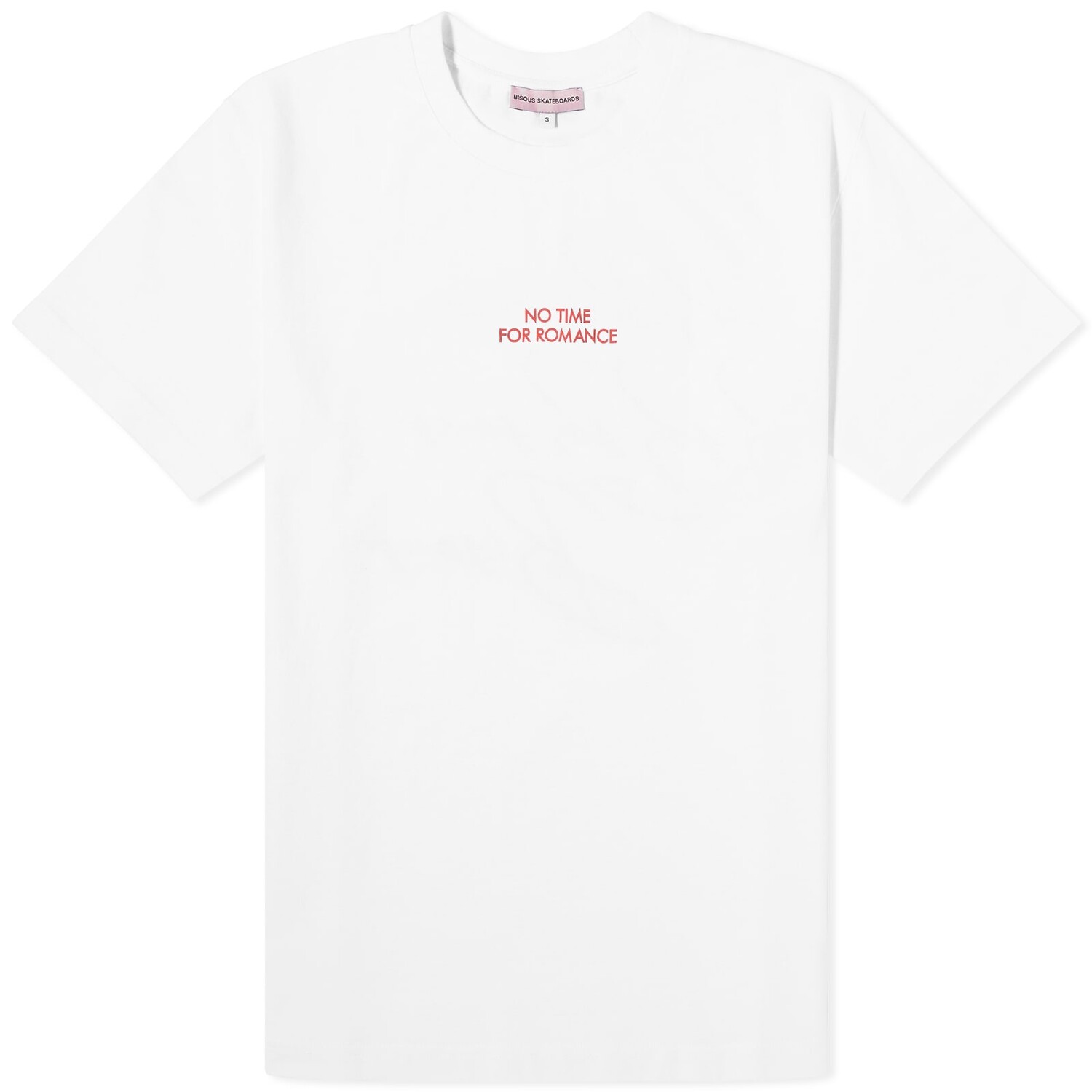 

Футболка Bisous Skateboards No Time For Romance T-Shirt, белый
