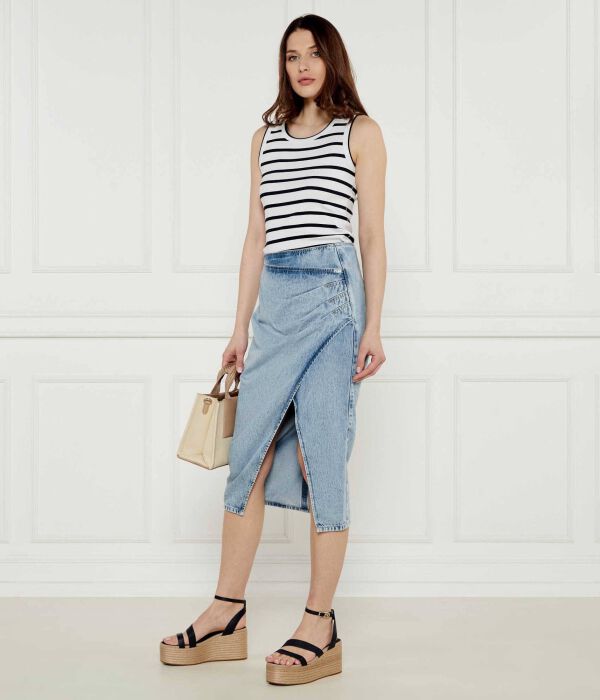 Кожаные туфли на платформе Tommy Hilfiger, синий — фото 2