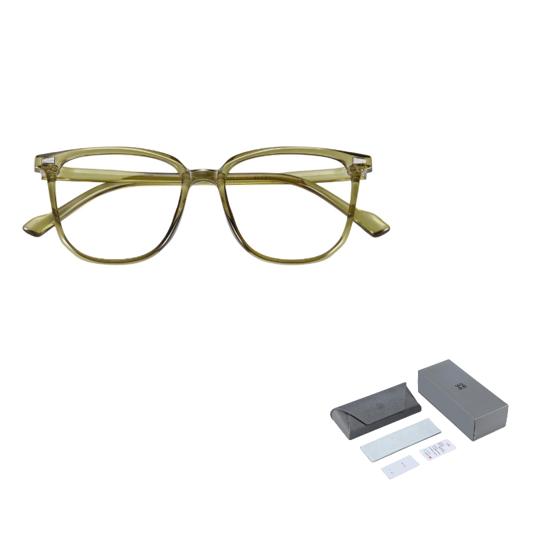 

Пластиковые квадратные функциональные очки TR/Memory унисекс Wood Premium