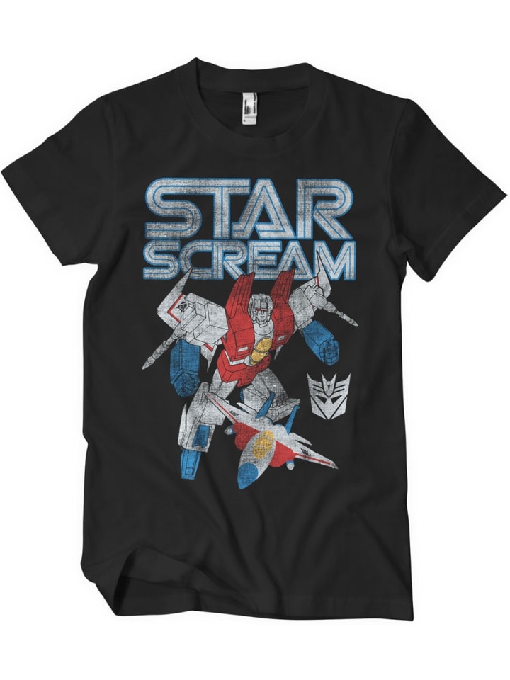 

Футболка Starscream Washed Big Tall T-Shirt черного цвета Transformers, Черный, Футболка Starscream Washed Big Tall T-Shirt черного цвета Transformers