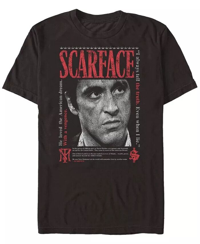 

Футболка мужская Scarface Stare Down с короткими рукавами Fifth Sun, черный