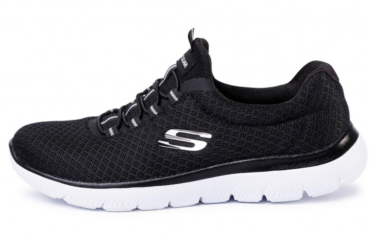 

Кроссовки женские Summits с низким верхом, черные/белые Skechers