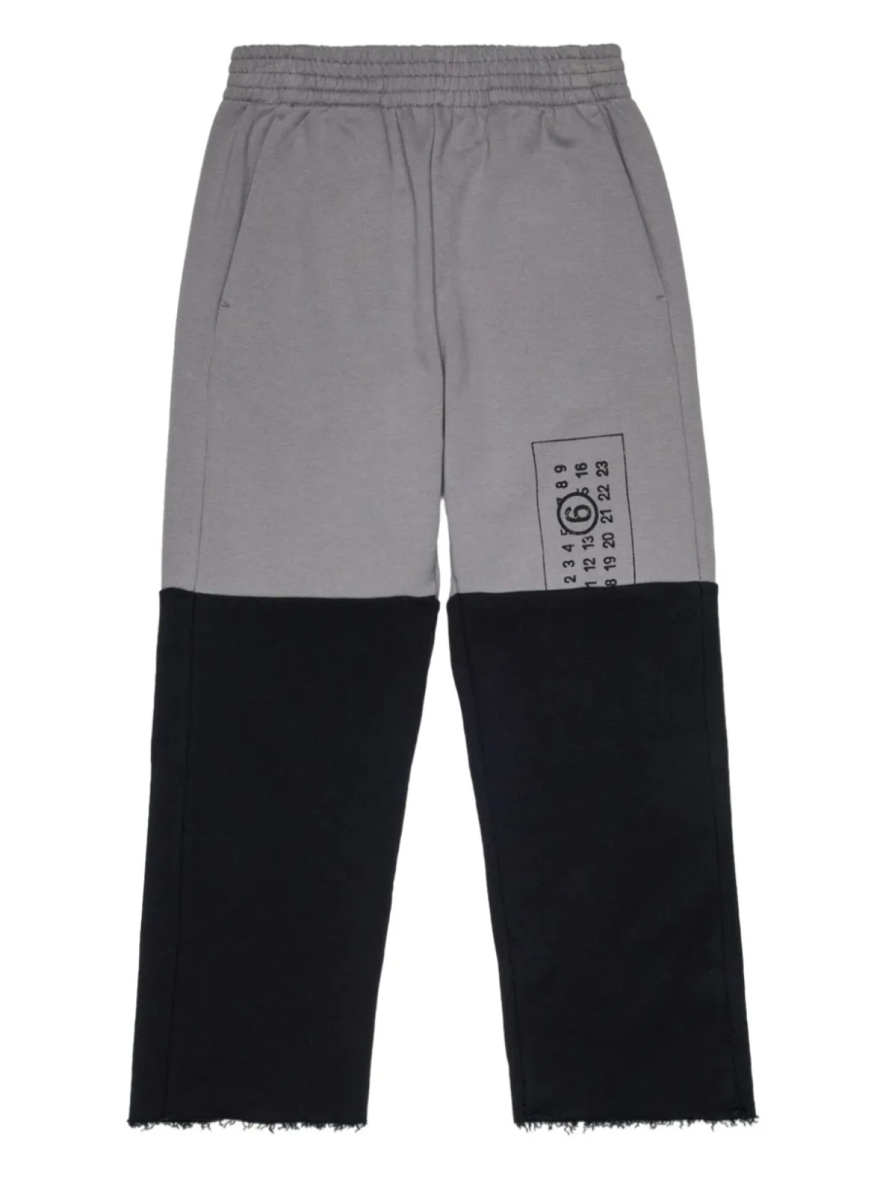 

MM6 Maison Margiela Kids спортивные брюки со вставками, серый
