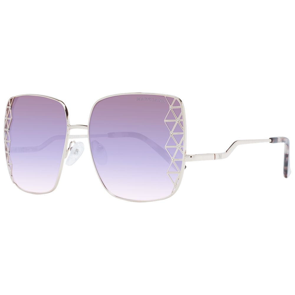

Женские солнцезащитные очки из розового золота Marciano By Guess, розовое золото