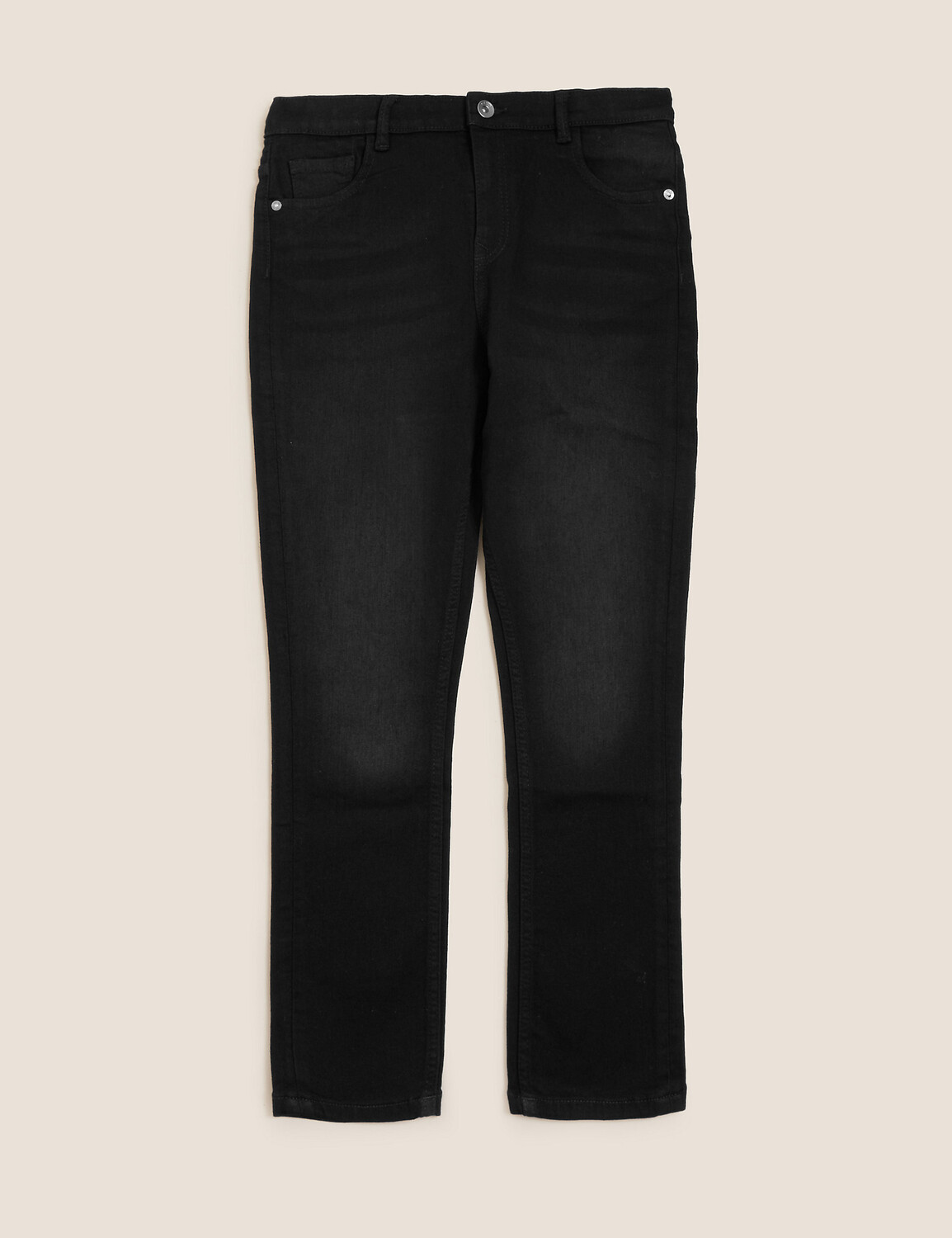 

Джинсы Smith скинни из хлопка и стрейч (3–16 лет) Marks & Spencer, черный