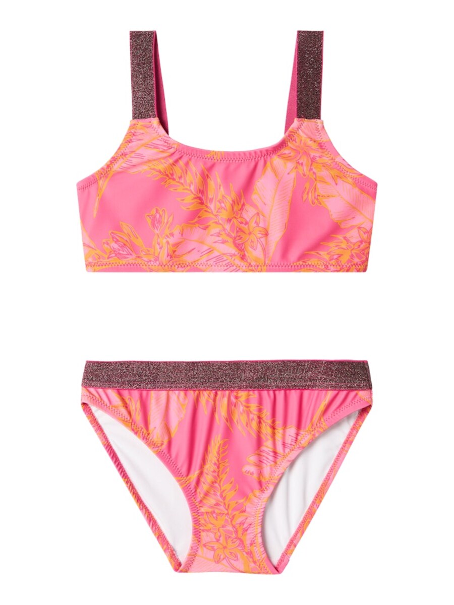 

Бикини без косточек NAME IT ZERIA, цвет Pitaya/Light pink