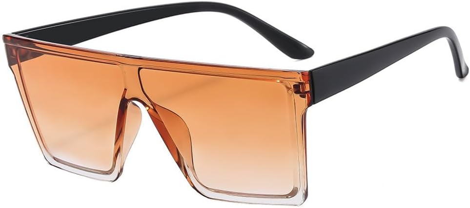 

Солнцезащитные очки с крупной оправой и цельным корпусом для женщин, градиентные, для уличной фотографии, мужские, для активного отдыха и вождения, с защитой от УФ-излучения UV400 LOVQZAOF, A3