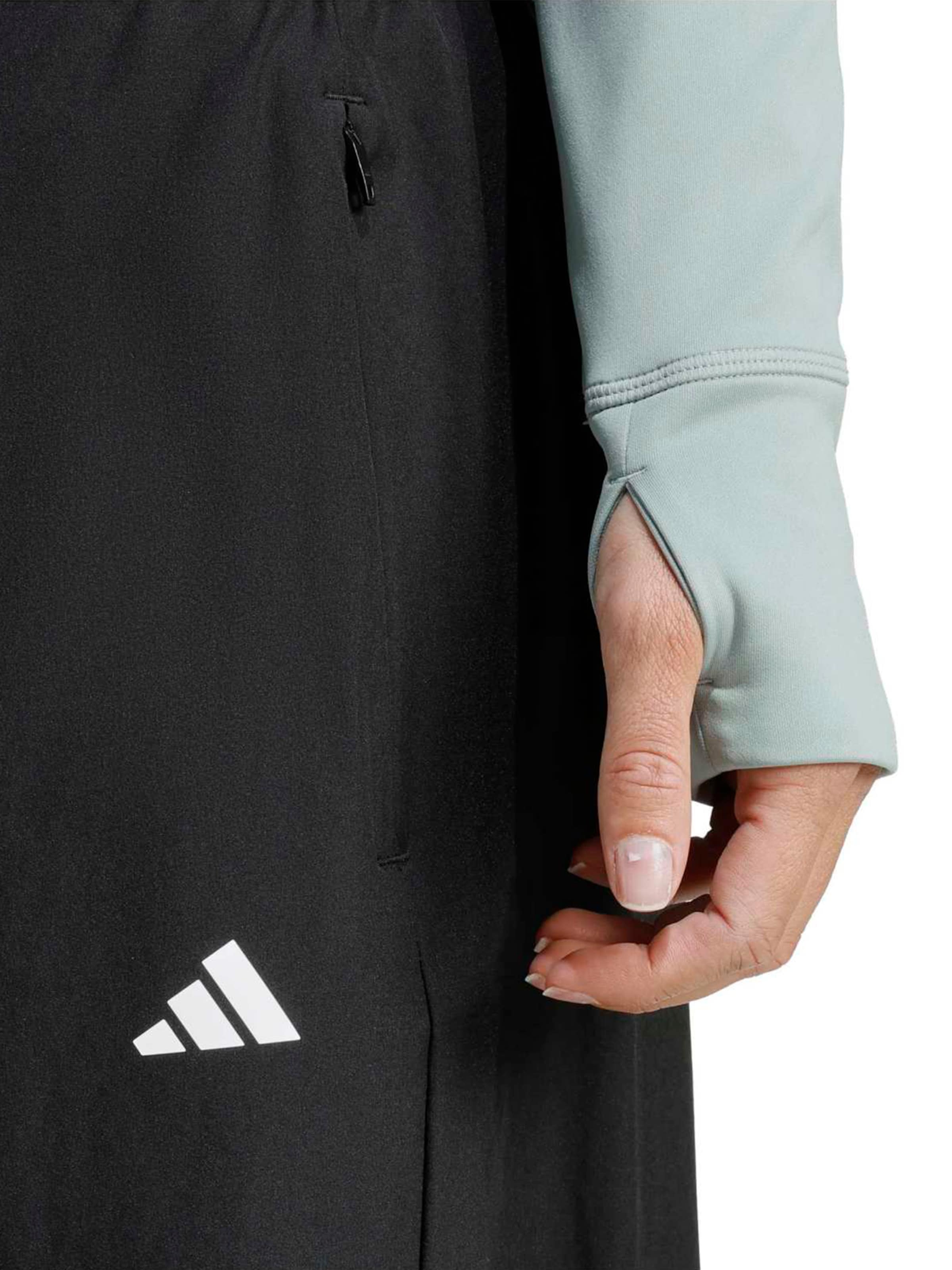 Adidas Performance Спортивный худи с молнией 'Opt Ess' в цвете Mint — фото 2