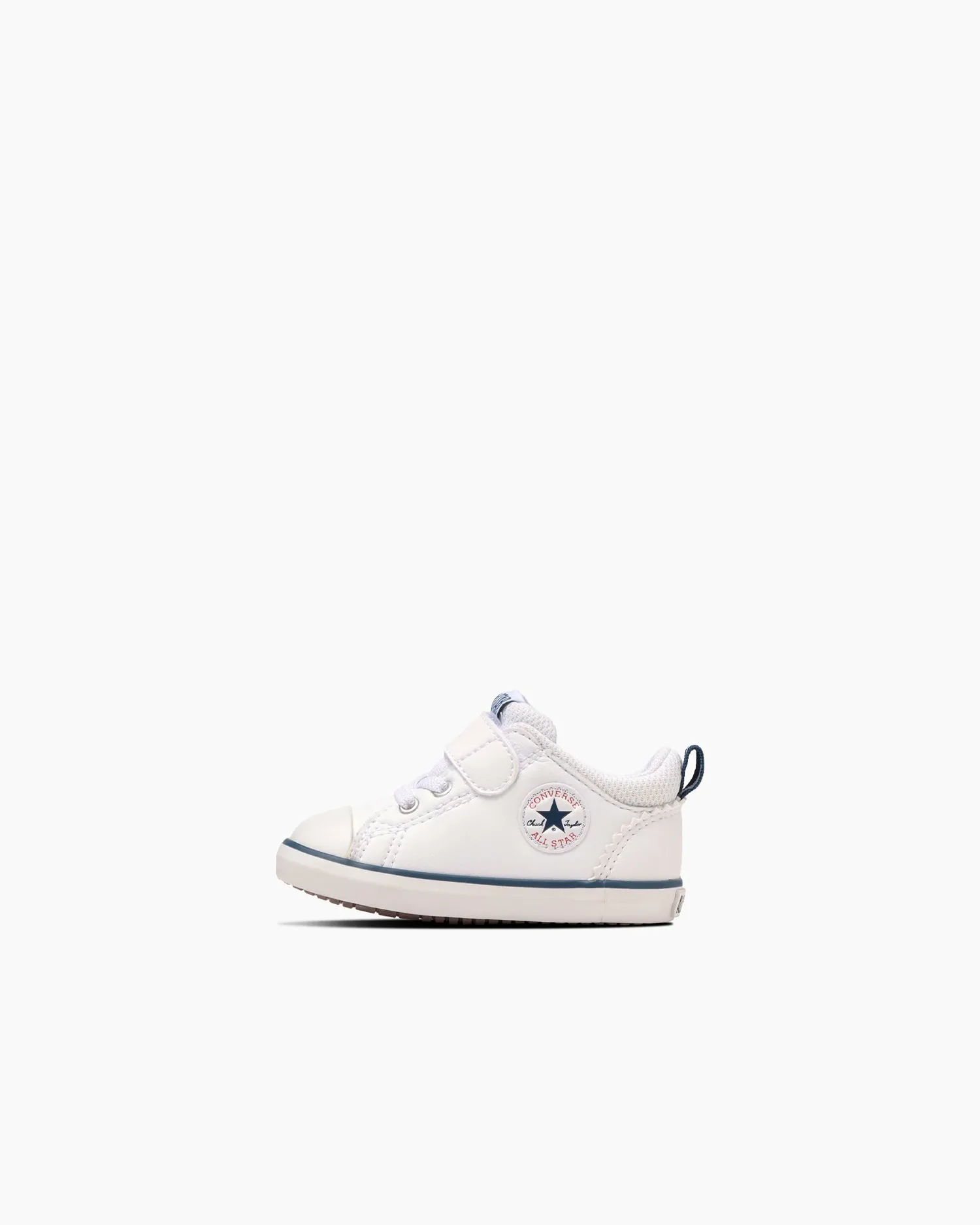 Кроссовки Мини-звезда N V-1 Converse, White/Navy — фото 3